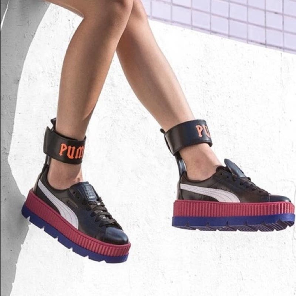 PUMA Fenty x Rihanna Ankle Strap Creeper platform Size 8 US - Picture 1 of 16
